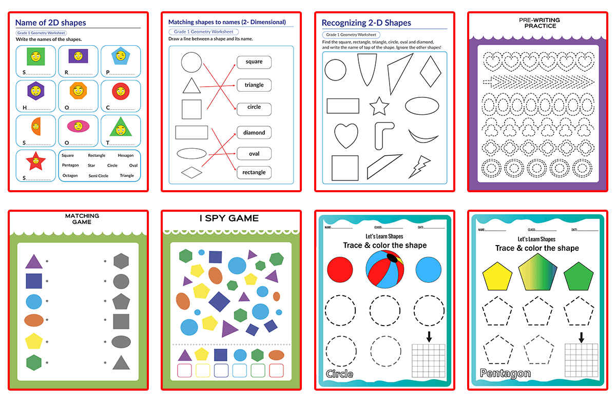 Shapes Activity – Wasza EduKids Bundle by KitPendidikan.com Shapes Activity – Wasza EduKids Bundle by KitPendidikan.com