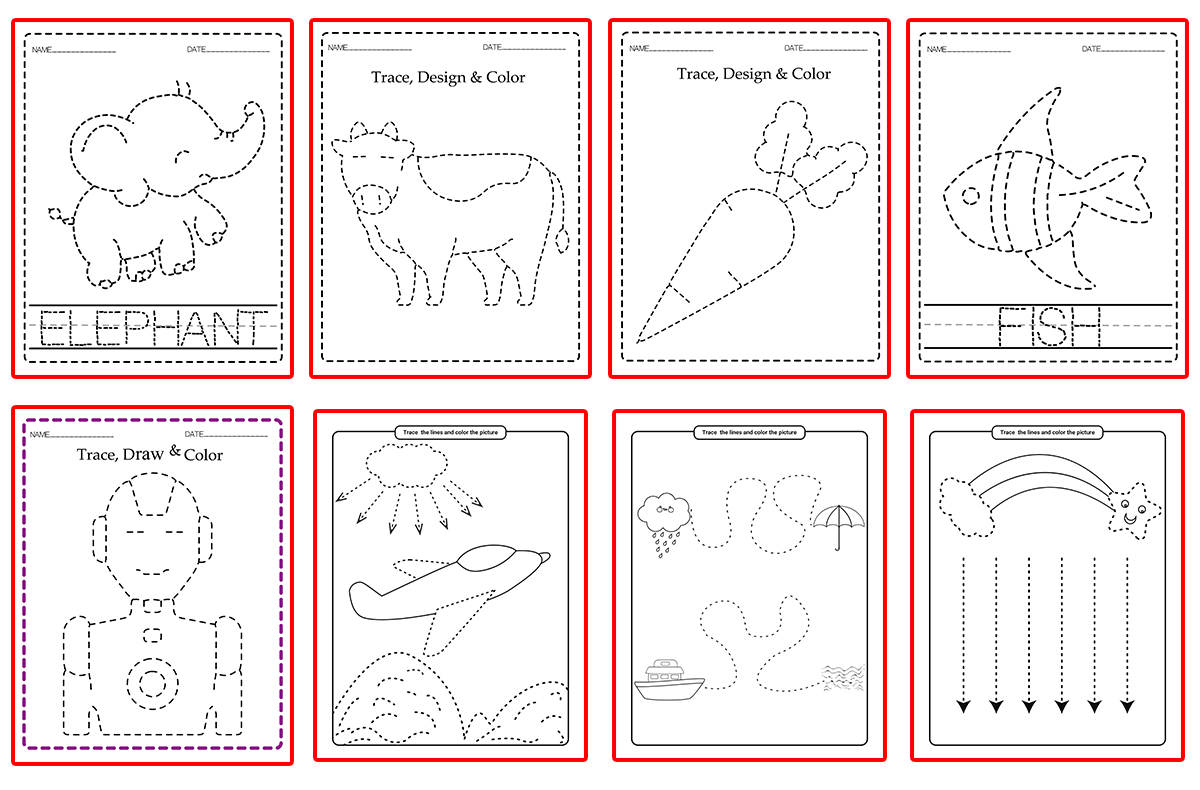 Tracing Activity – Wasza EduKids Bundle Tracing Activity – Wasza EduKids Bundle
