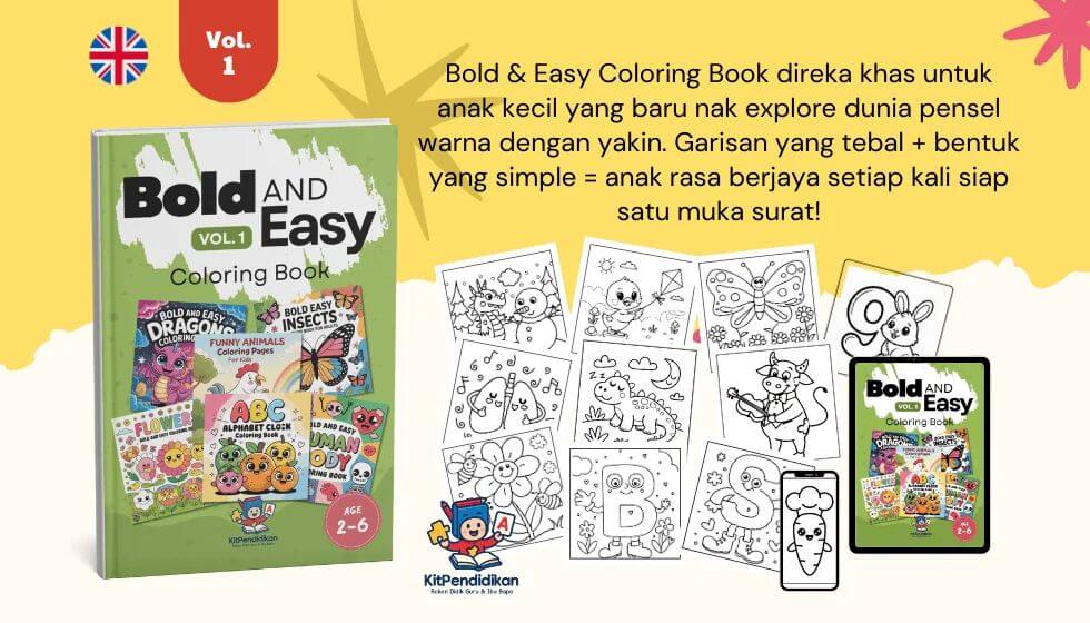 Bold & Easy Coloring Book Vol. 1 Bold & Easy Coloring Book Vol. 1 – kitpendidikan.com