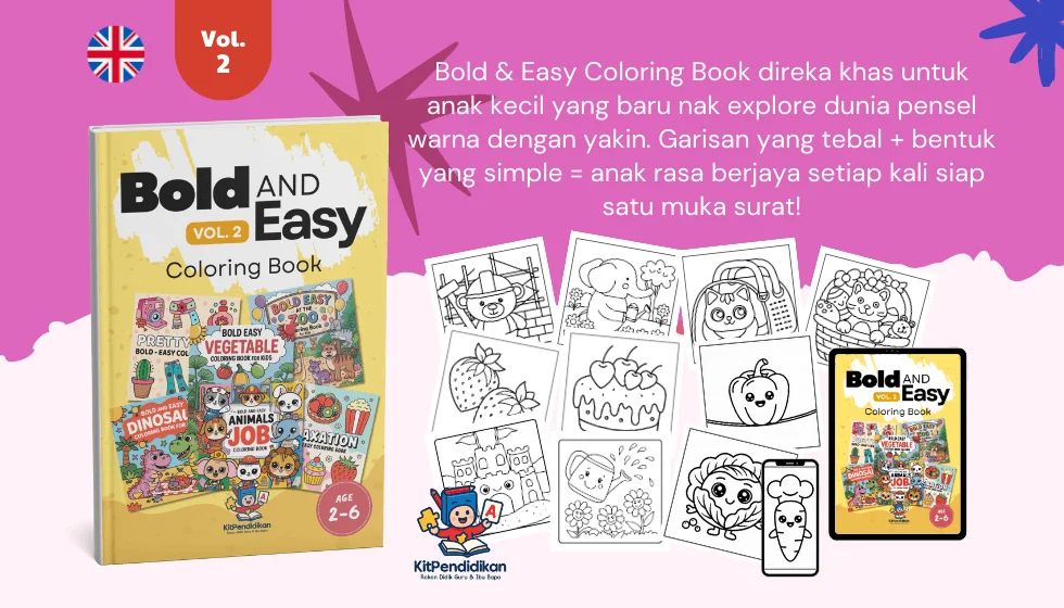Bold & Easy Coloring Book Vol. 2 Bold & Easy Coloring Book Vol. 2 – kitpendidikan.com