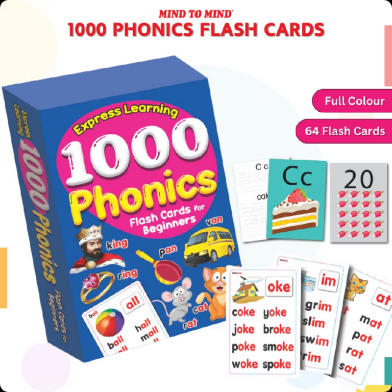 1000 Phonics Cards For Beginners 1000 Phonics Cards For Beginners