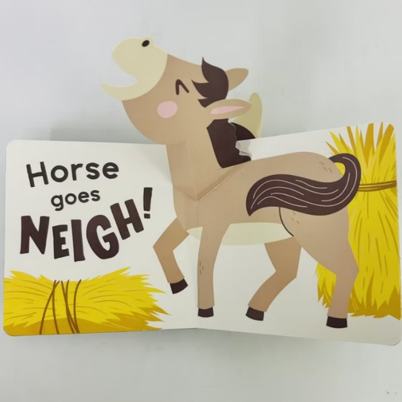 Pop Up Board Book For Kids With Animals Pop Up Board Book For Kids With Animals