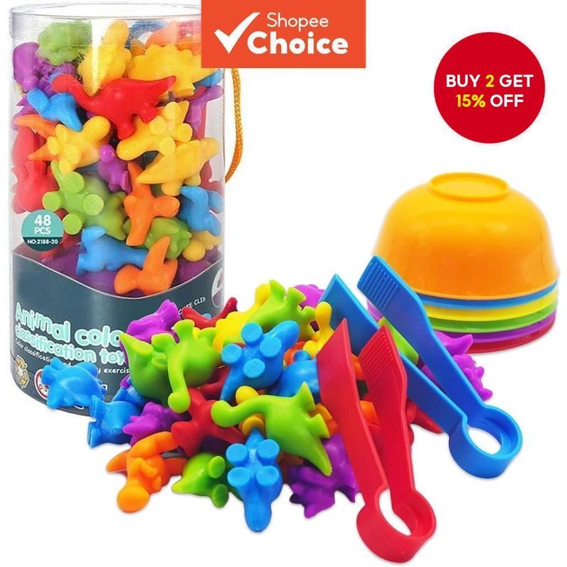 Dinosaur Color Sorting & Counting Game Dinosaur Color Sorting & Counting Game – kitpendidikan.com